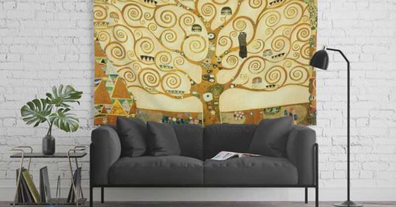 Gustav Klimt termékek a lakberendezésben