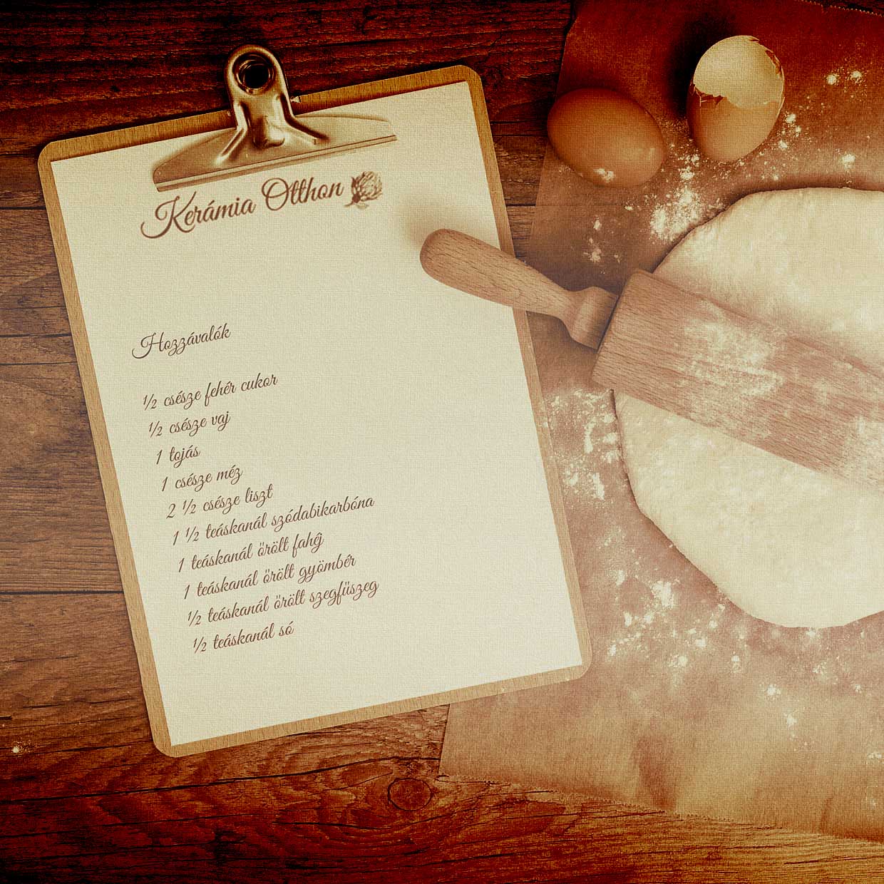 Régimódi mézeskalács sütemény recept