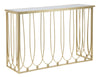 Esmée arany design konzolasztal tükrös asztallappal 120 cm Konzolasztal Mauro Ferretti