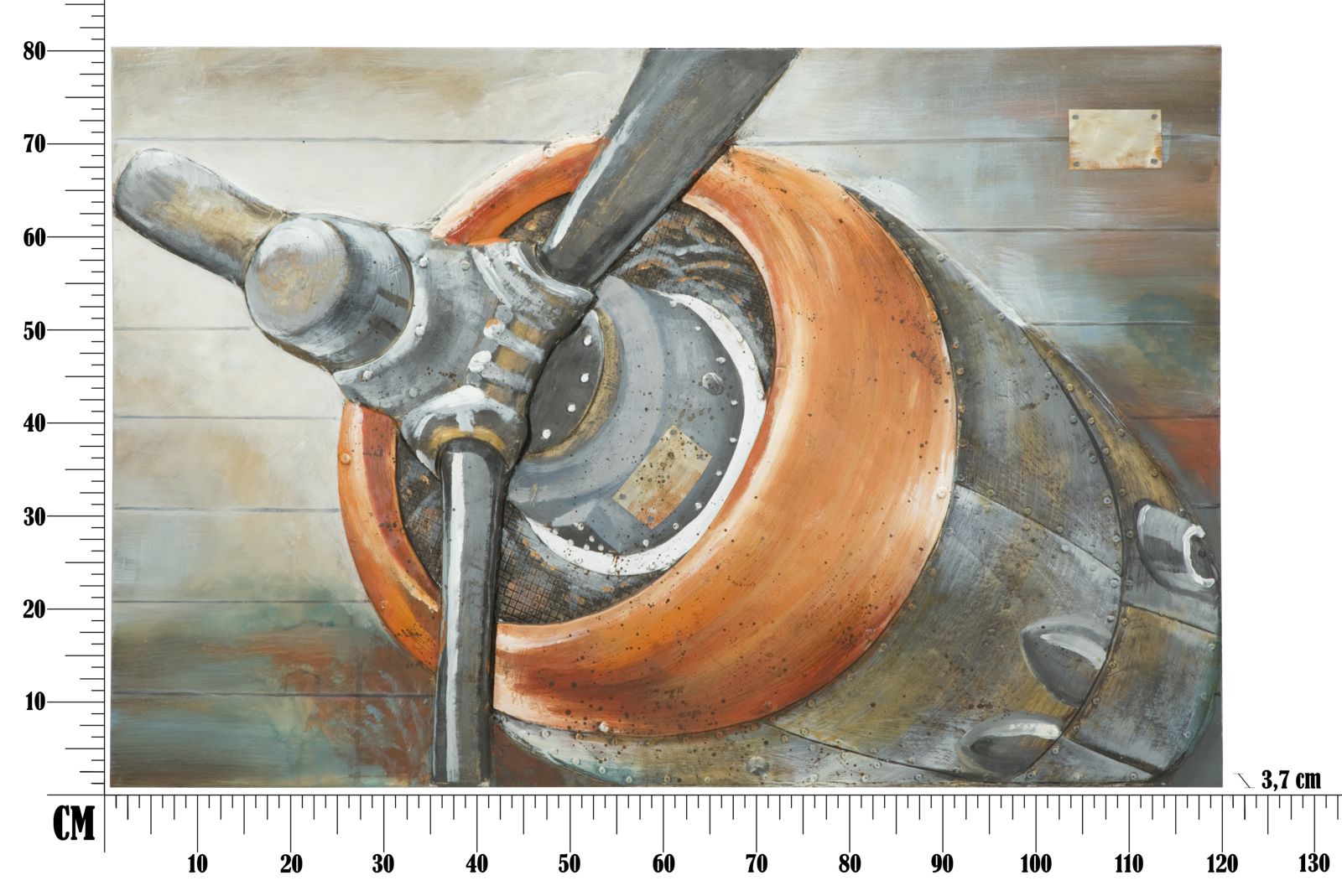 Loft Repülős Falikép – AVIATOR Vászonkép 120×80 cm Falikép Mauro Ferretti