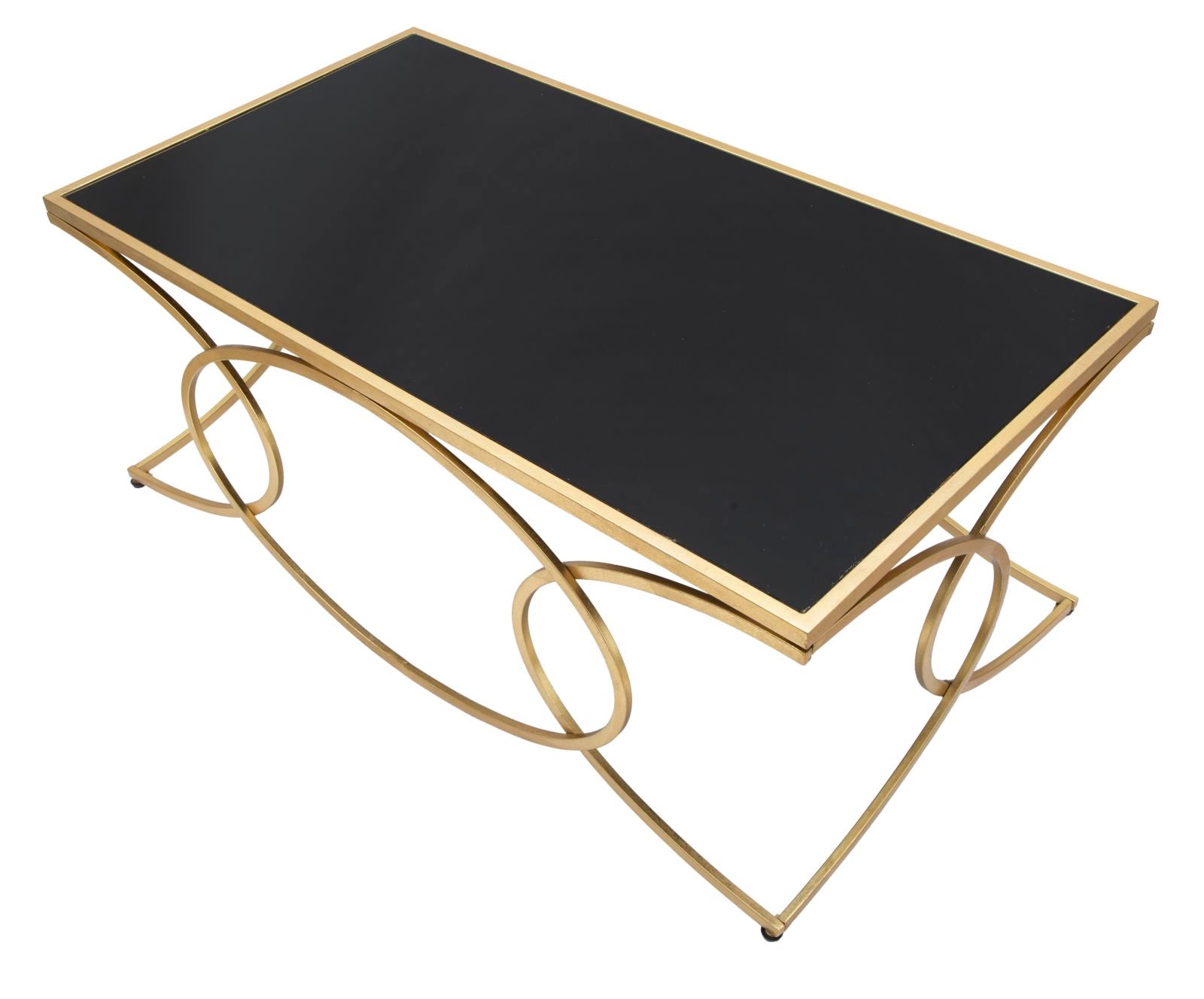Jewel arany színű design dohányzóasztal 110 cm Asztal Mauro Ferretti