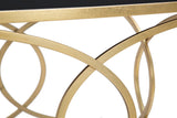 Jewel arany színű design dohányzóasztal 110 cm Asztal Mauro Ferretti