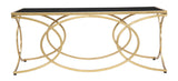 Jewel arany színű design dohányzóasztal 110 cm Asztal Mauro Ferretti