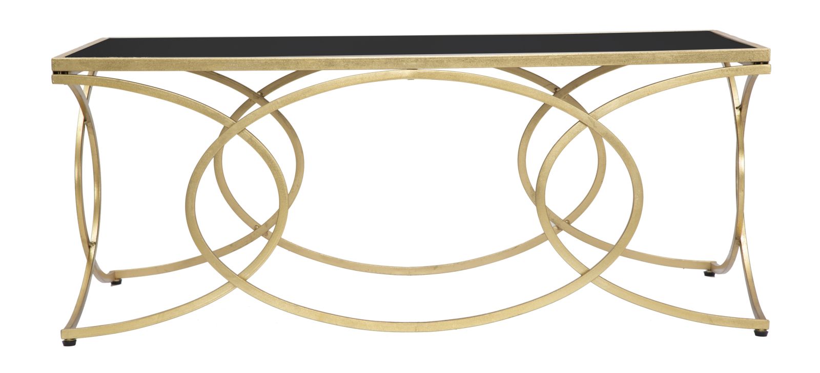 Jewel arany színű design dohányzóasztal 110 cm Asztal Mauro Ferretti