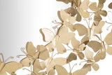 Glamour arany keretes kerek fali tükör Butterfly 81,5 cm Fali tükör Mauro Ferretti