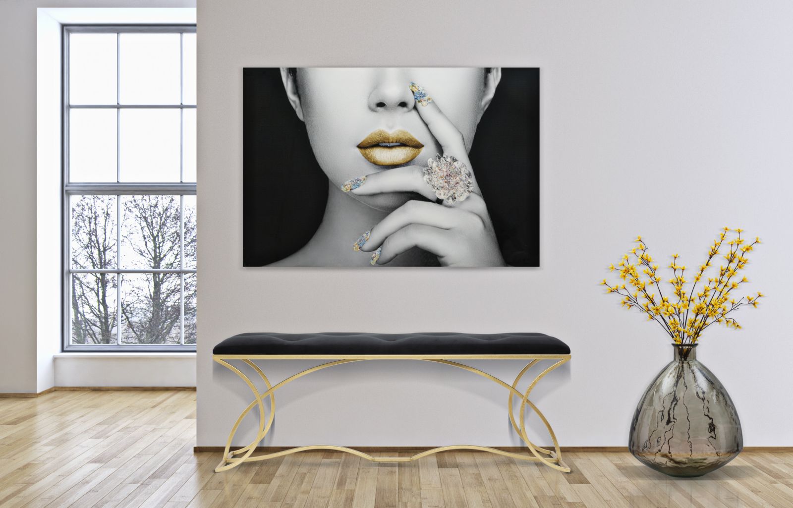 Sole arany színű ülőpad 120X40X45 cm Ülőpad Mauro Ferretti