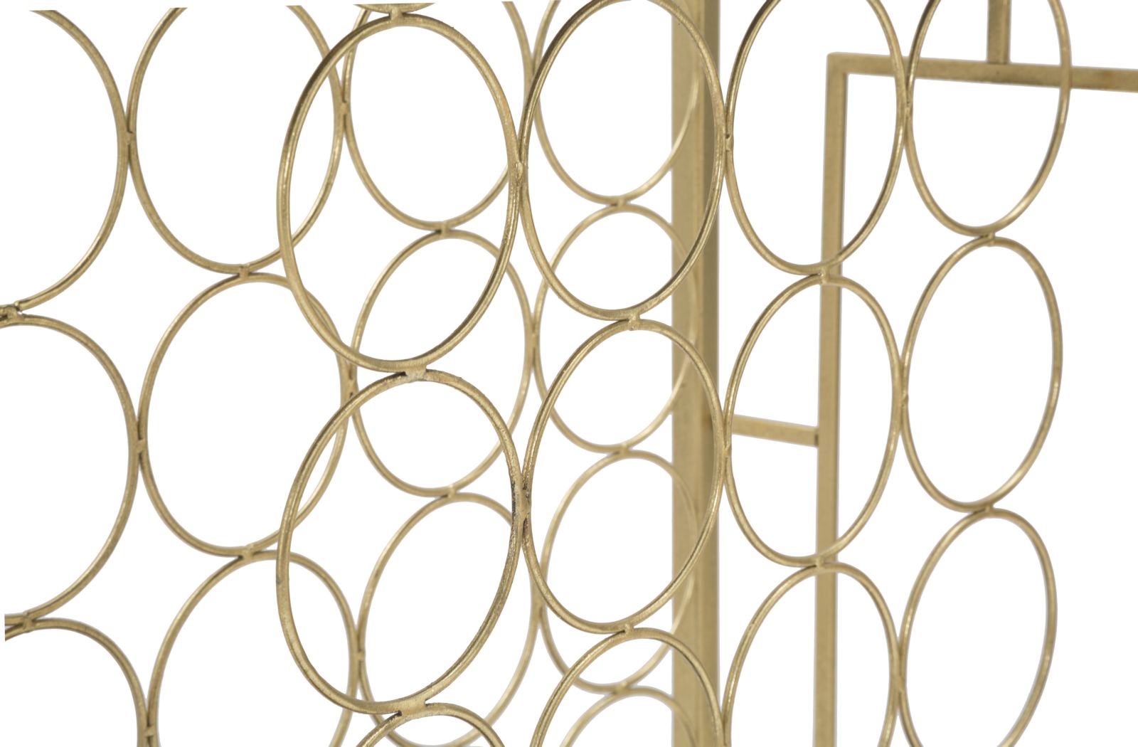 Golden Sun arany színű design konzolasztal palacktartóval Konzolasztal Mauro Ferretti