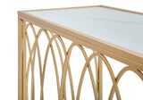 Lilou arany színű design konzolasztal 160 cm Konzolasztal Mauro Ferretti