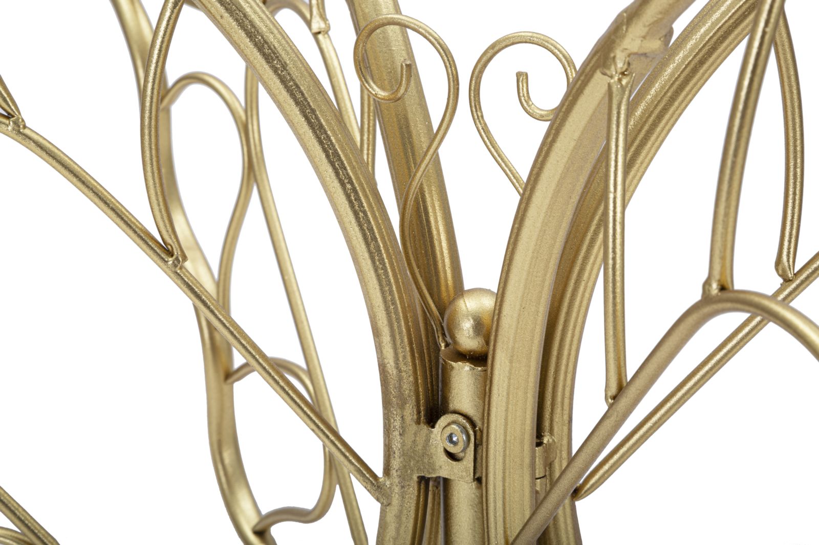 Pearl pillangó arany színű design konzolasztal 110 cm Konzolasztal Mauro Ferretti