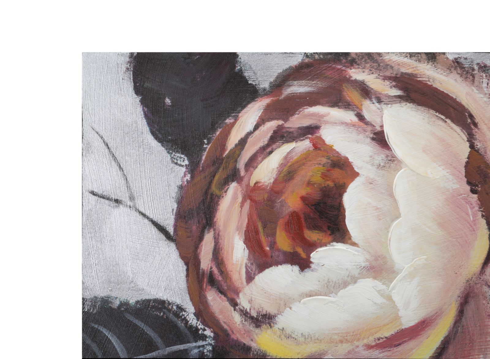 Virágos Falikép Vörös és Fehér Peóniákkal – Vászonkép 150×76 cm Falikép Mauro Ferretti