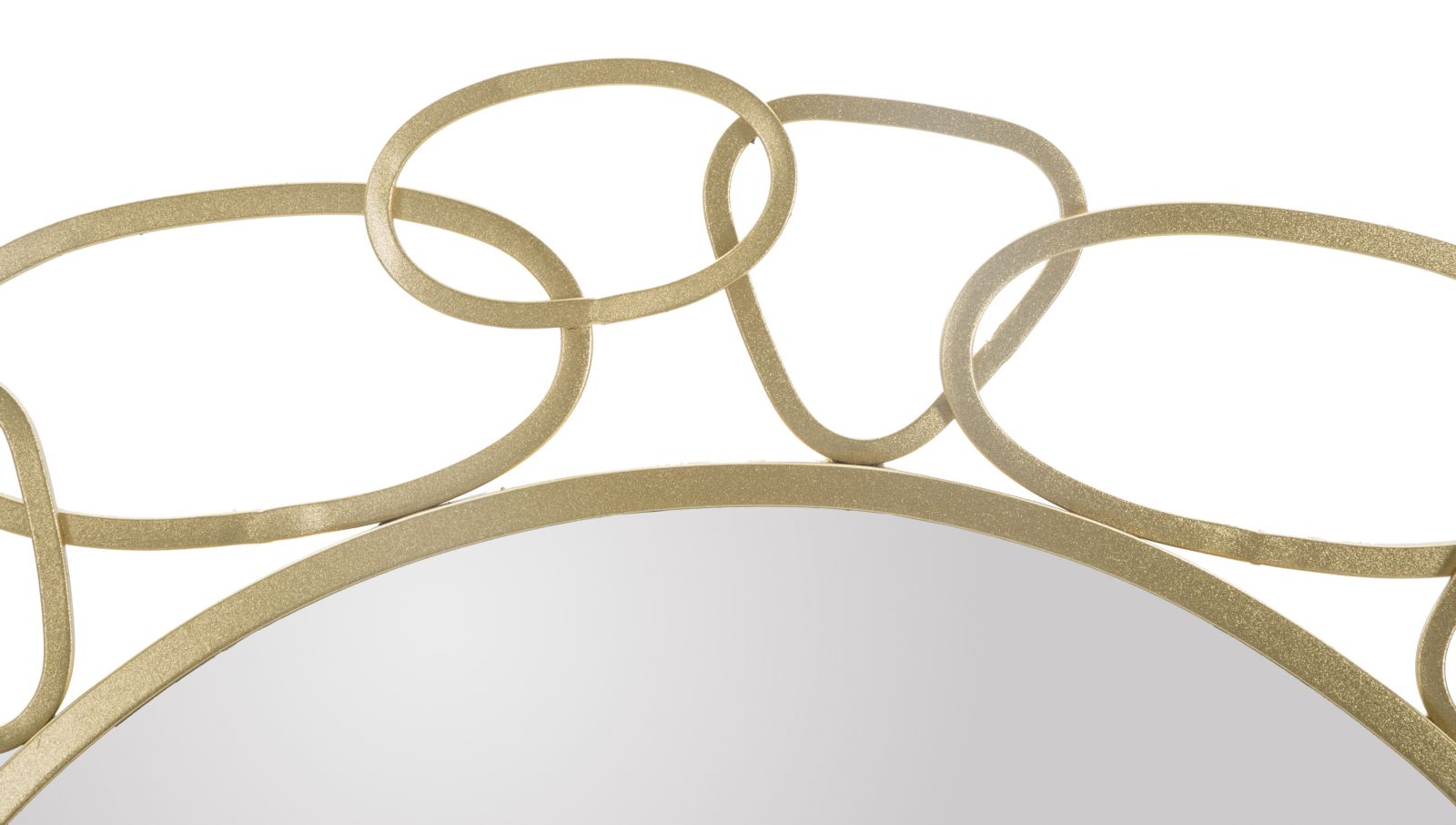 CHAIN GOLD arany keretes fali tükör Ø 84X2 cm Fali tükör Mauro Ferretti