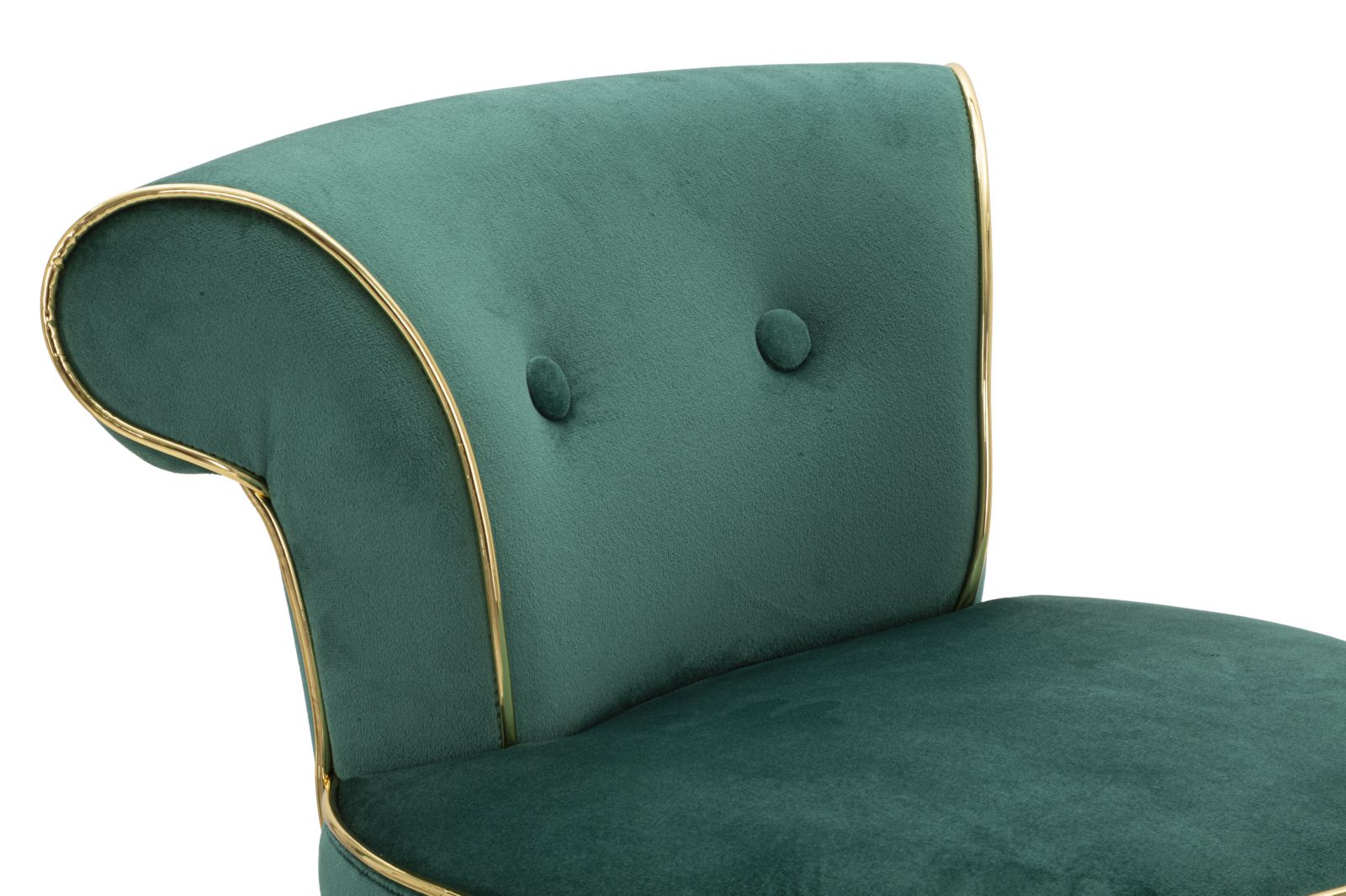 Royal Elegance bársony bárszék fekete arany zöld Bárszék Mauro Ferretti