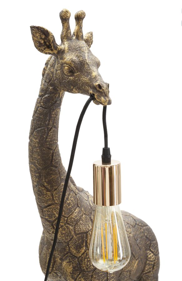 Savanna zsiráf design asztali lámpa 80 cm Mauro Ferretti