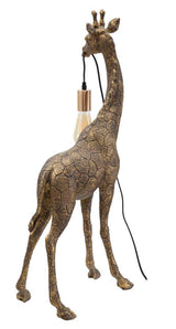 Savanna zsiráf design asztali lámpa 80 cm Mauro Ferretti