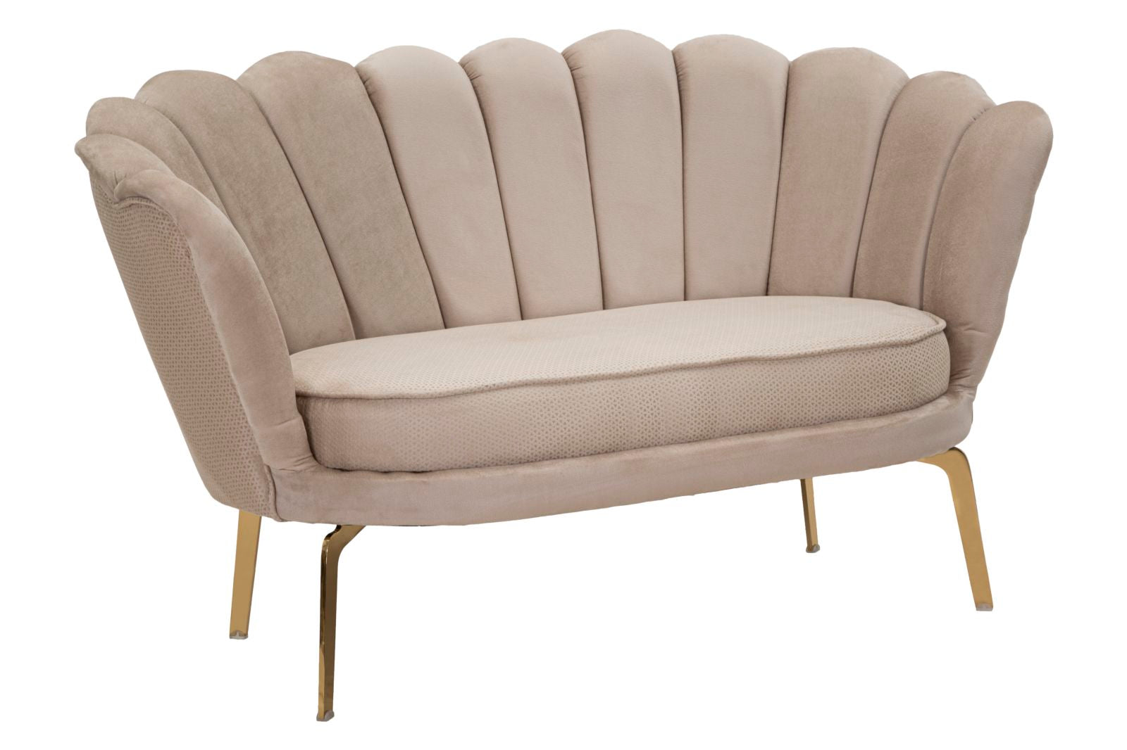 Modern Kanapé VIENNA PLUS krém 136X76X78 cm Kanapé Mauro Ferretti