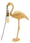 Arany flamingó asztali lámpa 59 cm