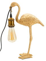 Golden Flamingo asztali lámpa – arany dekor 39 cm Mauro Ferretti