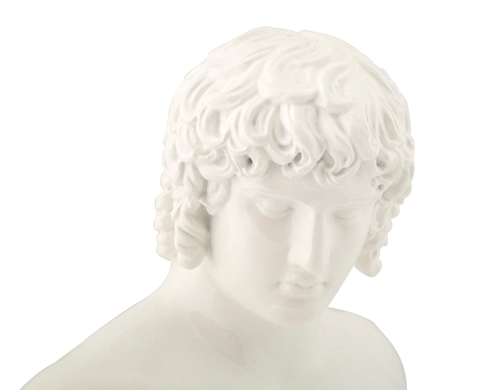 Görög stílusú fehér büszt dekoráció Dekorációs figura Mauro Ferretti