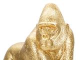 Arany gorilla szobor dekoráció 24,3X13,9X22,8 cm Dekorációs figura Mauro Ferretti