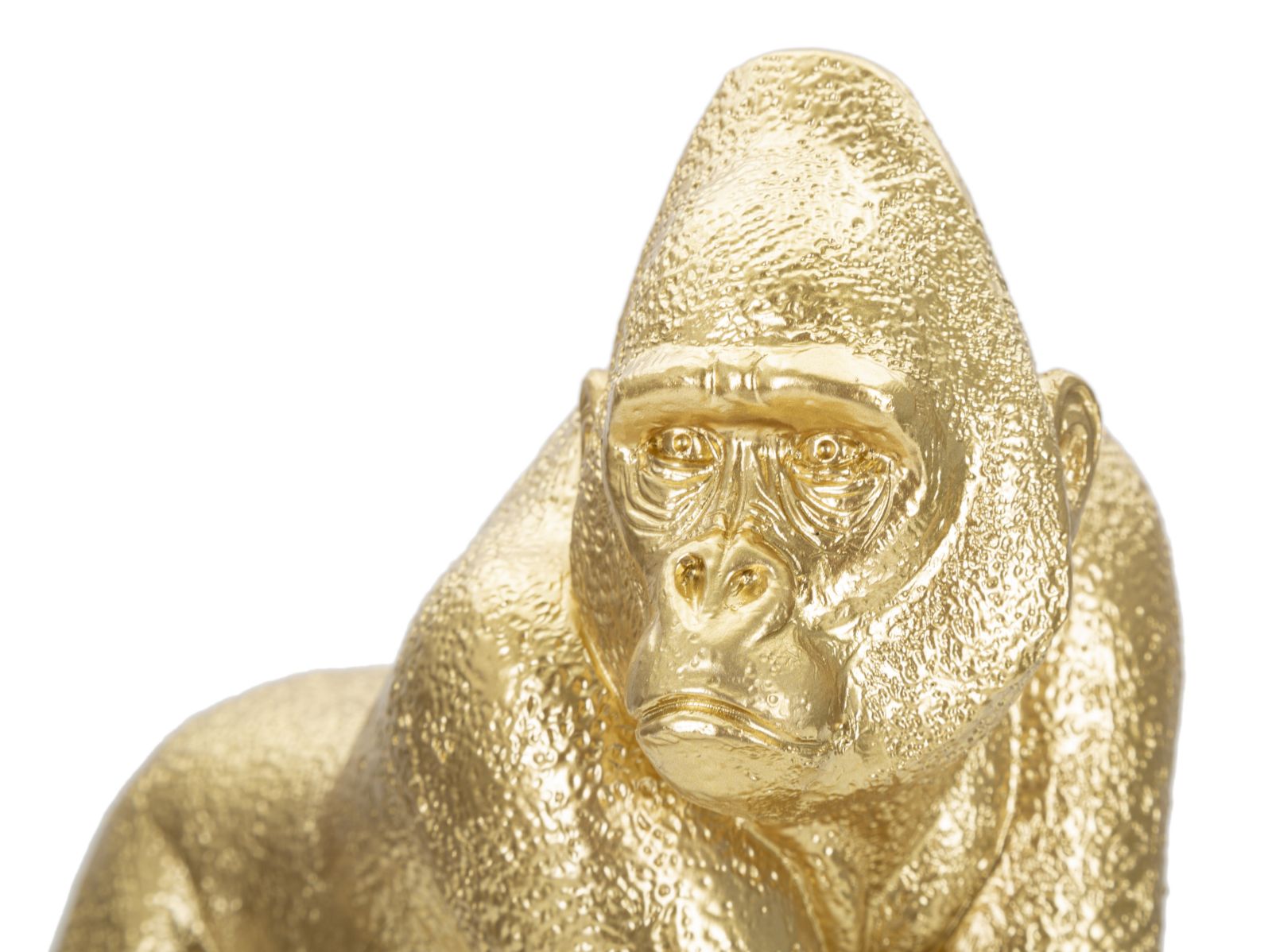 Arany gorilla szobor dekoráció 24,3X13,9X22,8 cm Dekorációs figura Mauro Ferretti