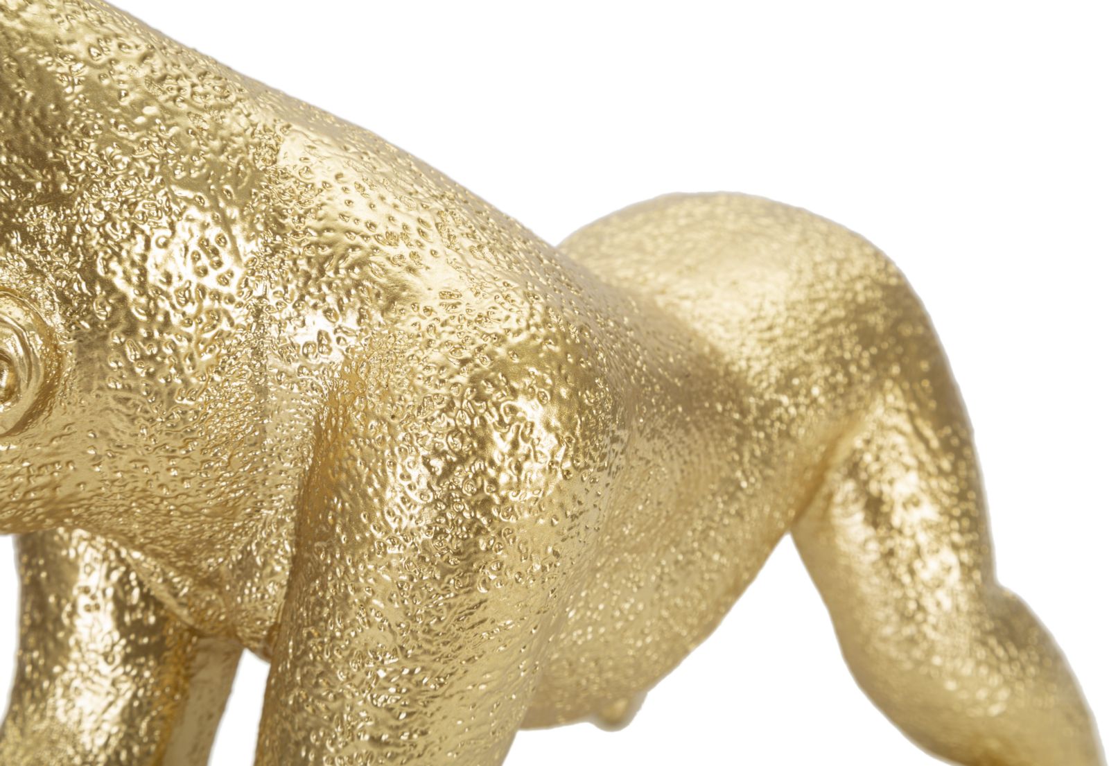 Arany gorilla szobor dekoráció 24,3X13,9X22,8 cm Dekorációs figura Mauro Ferretti