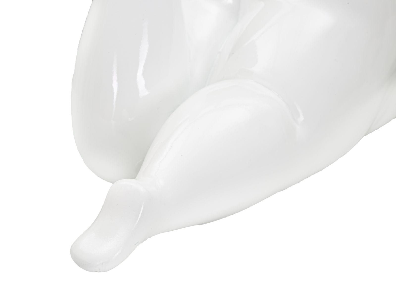 Fehér fekvő női szobor modern stílusban 32X12,5X16 cm Dekorációs figura Mauro Ferretti