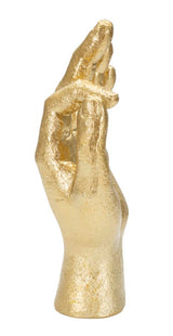 Arany kéz szobor – OK jel 10X7X22,5 cm Dekorációs figura Mauro Ferretti