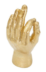 Arany kéz szobor – OK jel 10X7X22,5 cm Dekorációs figura Mauro Ferretti