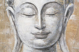 Buddha Falikép Világos Háttérrel – Vászonkép 80×120 cm Falikép Mauro Ferretti