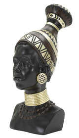 Golden Tribe – afrikai nő szobor 23X19X38,5 cm Dekorációs figura Mauro Ferretti