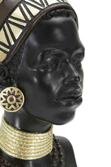 Golden Tribe – afrikai nő szobor 23X19X38,5 cm Dekorációs figura Mauro Ferretti