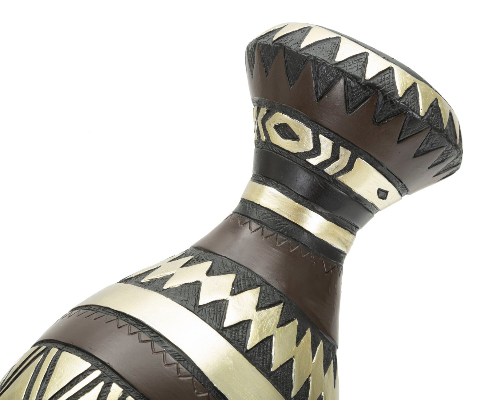 Golden Tribe – afrikai nő szobor 23X19X38,5 cm Dekorációs figura Mauro Ferretti