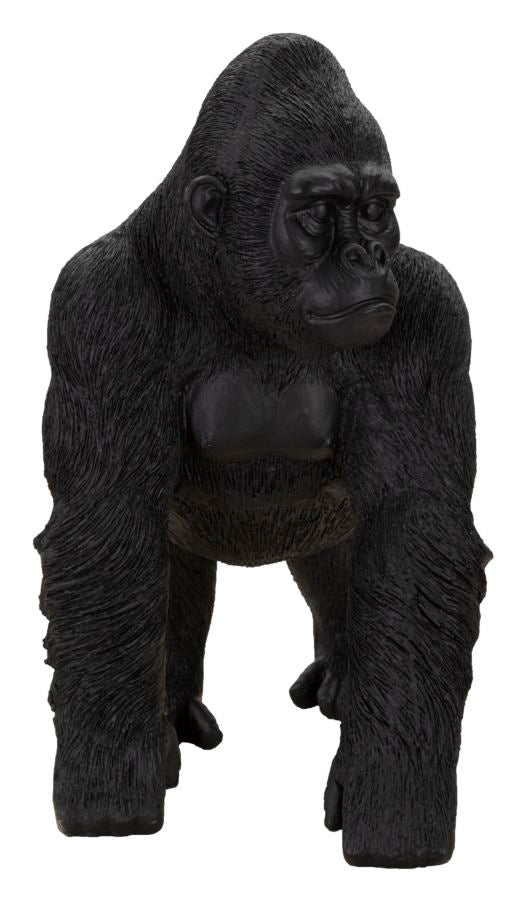Jungle King – fekete gorilla dekoráció 35X21,5X37,5 cm Dekorációs figura Mauro Ferretti