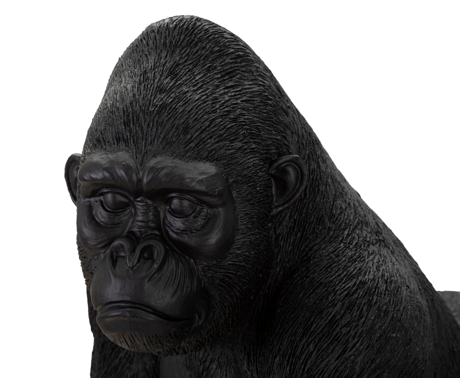 Jungle King – fekete gorilla dekoráció 35X21,5X37,5 cm Dekorációs figura Mauro Ferretti