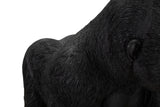Jungle King – fekete gorilla dekoráció 35X21,5X37,5 cm Dekorációs figura Mauro Ferretti