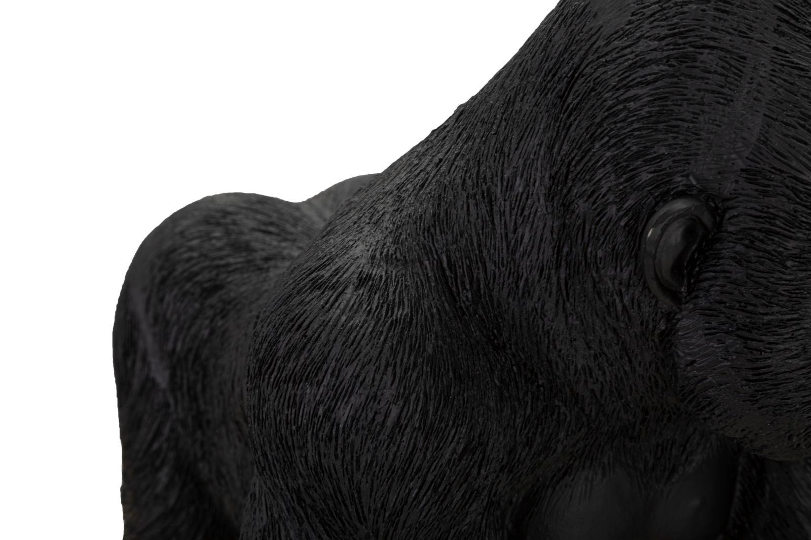 Jungle King – fekete gorilla dekoráció 35X21,5X37,5 cm Dekorációs figura Mauro Ferretti