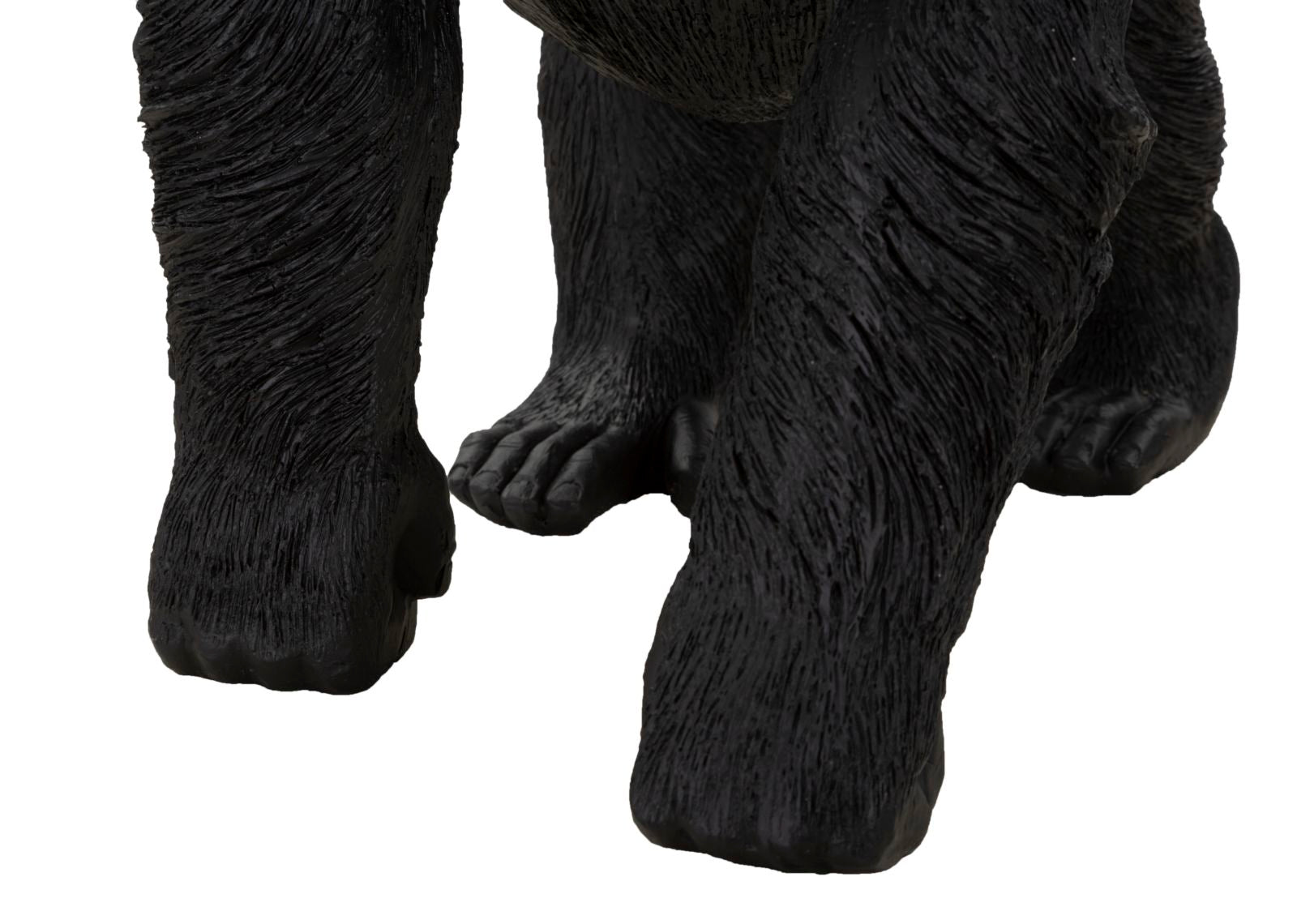 Jungle King – fekete gorilla dekoráció 35X21,5X37,5 cm Dekorációs figura Mauro Ferretti