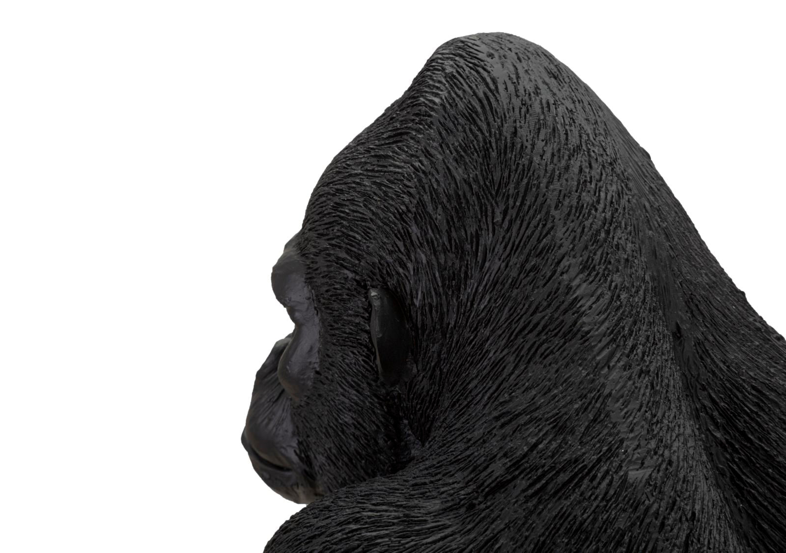 Jungle King – fekete gorilla dekoráció 35X21,5X37,5 cm Dekorációs figura Mauro Ferretti