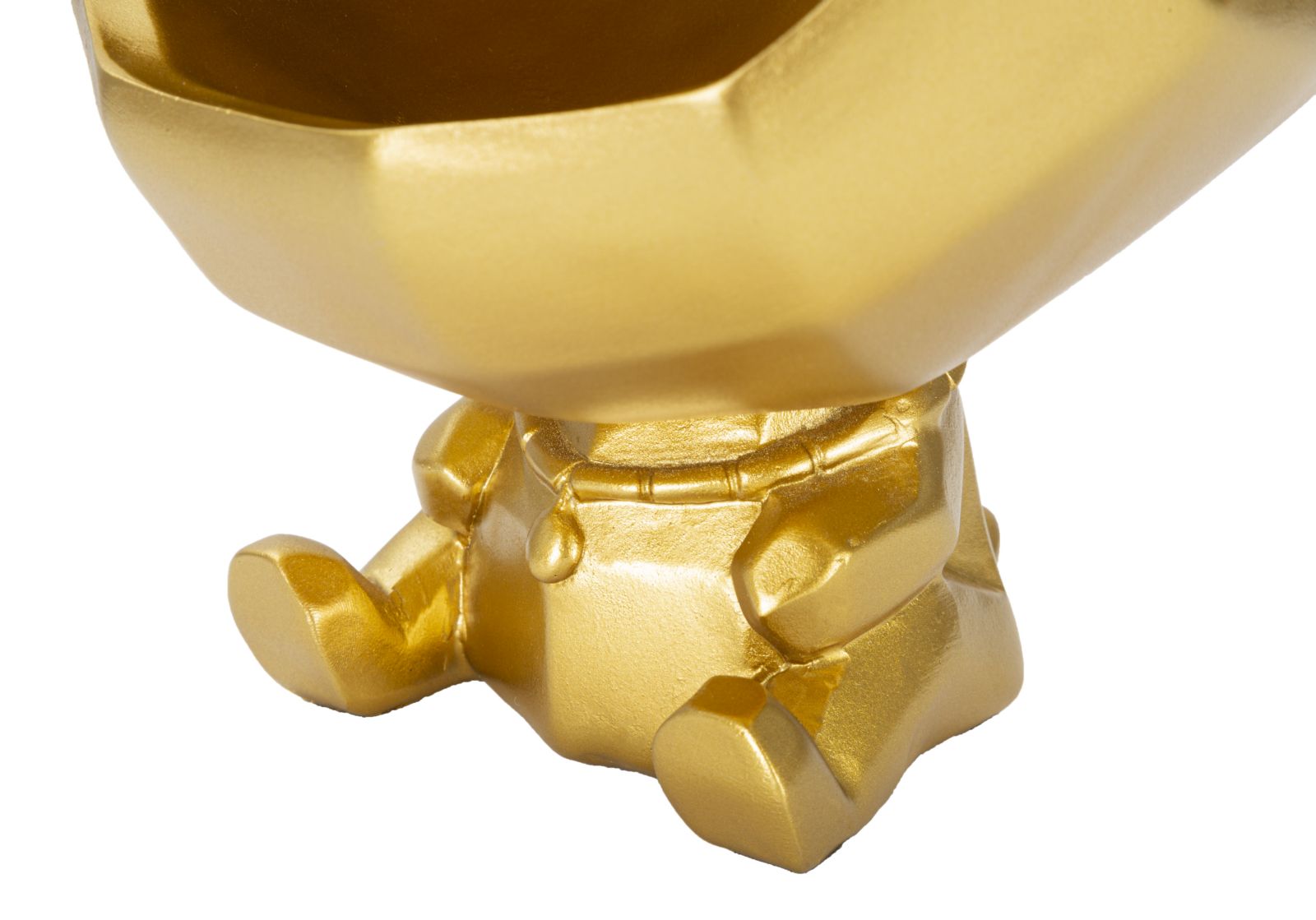 Cool Bulldog Bowl – arany kutya dekoráció tállal 17X23,5 cm Dekorációs figura Mauro Ferretti