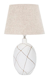 TABLE LAMP POLYRESIN LINES CM Ø 35X60 Mauro Ferretti