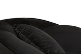 Modern Kanapé 3 személyes OSLO párnákkal fekete 185X84X68 cm Kanapé Mauro Ferretti