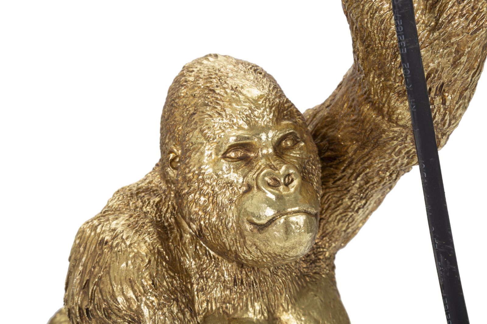 Gorilla asztali lámpa – arany szobor talp, 40 cm Mauro Ferretti
