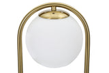 Globe minimal asztali lámpa – arany keret, üveggömb búra, 47 cm Mauro Ferretti