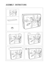 Nature Line modern levélmintás konzolasztal fekete fém vázzal 108x37x80 cm Konzolasztal Mauro Ferretti