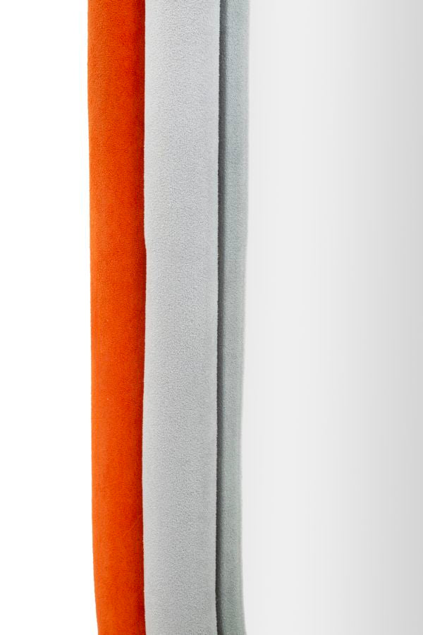 Modern fali tükör ANTONY ORANGE/MIX bársony 60X4X90 cm Fali tükör Mauro Ferretti