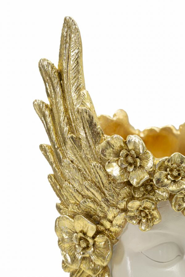 Golden Crown női büszt 17,5X17X38 cm Dekorációs figura Mauro Ferretti