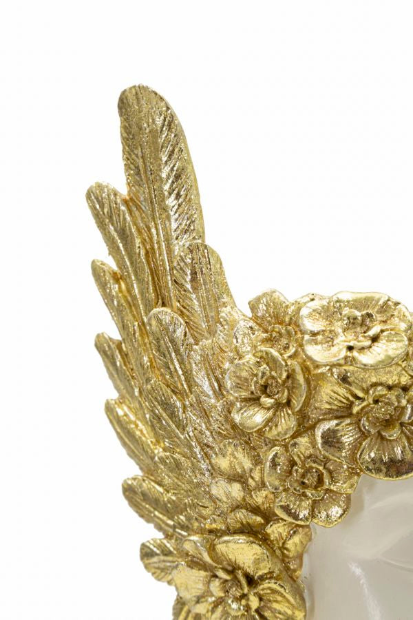 Golden Crown női büszt dekoráció szobor 15X14,5X32 cm Dekorációs figura Mauro Ferretti