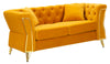 Modern Kanapé EMY MUSTARD párnákkal 162X83X76 cm Kanapé Mauro Ferretti