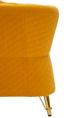 Modern Kanapé EMY MUSTARD párnákkal 162X83X76 cm Kanapé Mauro Ferretti