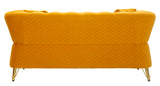 Modern Kanapé EMY MUSTARD párnákkal 162X83X76 cm Kanapé Mauro Ferretti